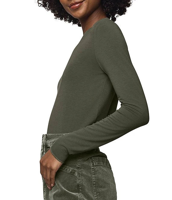 Splendid Bamboo L/S Tee Green Spruce