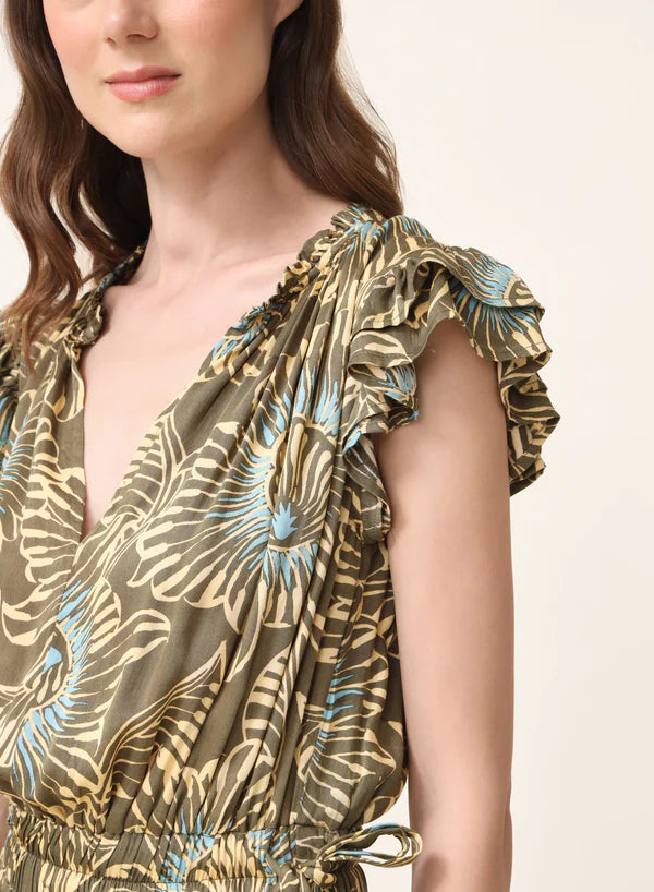 Omika Billie Midi Dress-Cemille Moss