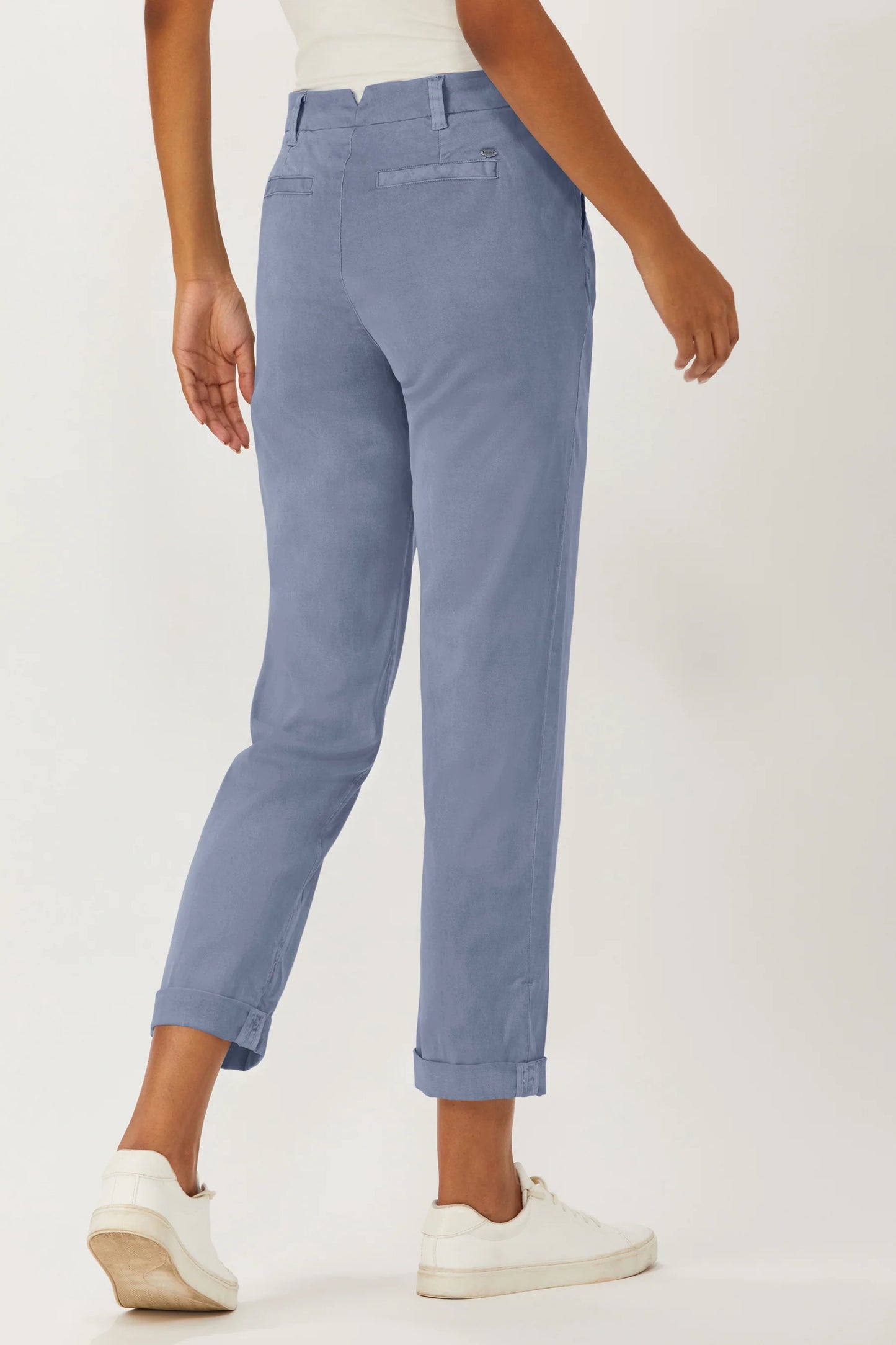 Ecru Mitchell Roll Cuff Chino