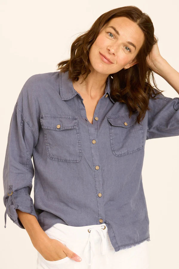 XCVI Rorin Button Up