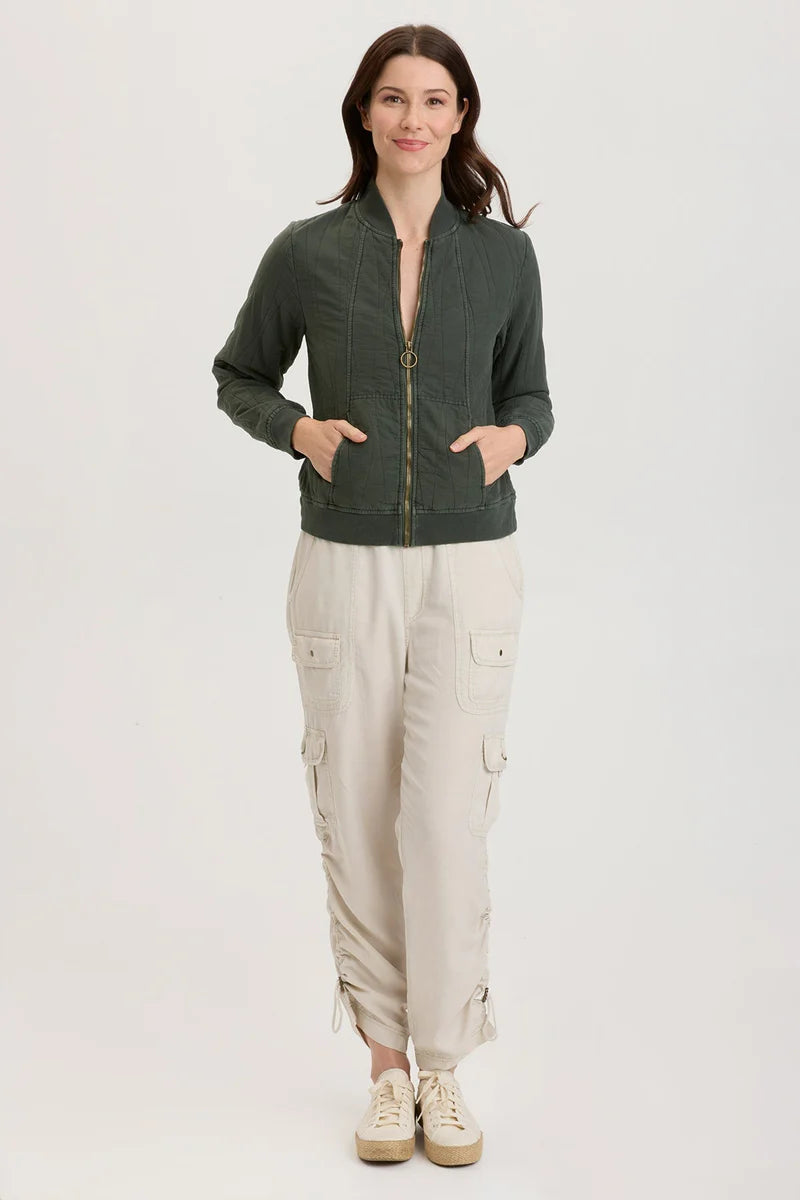 XCVI Hurston Quilted Bomber Jacket Heritage Park