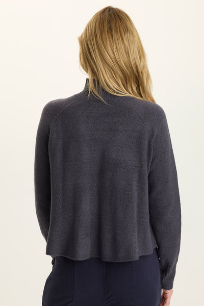 XCVI Wearables Alessi Mock Neck Sweater - Quixotic Plum