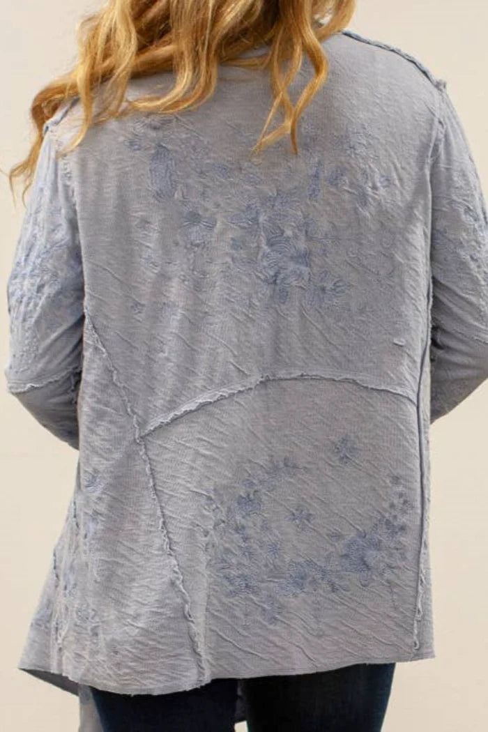 Caite Aisha Jacket - Blue Heron