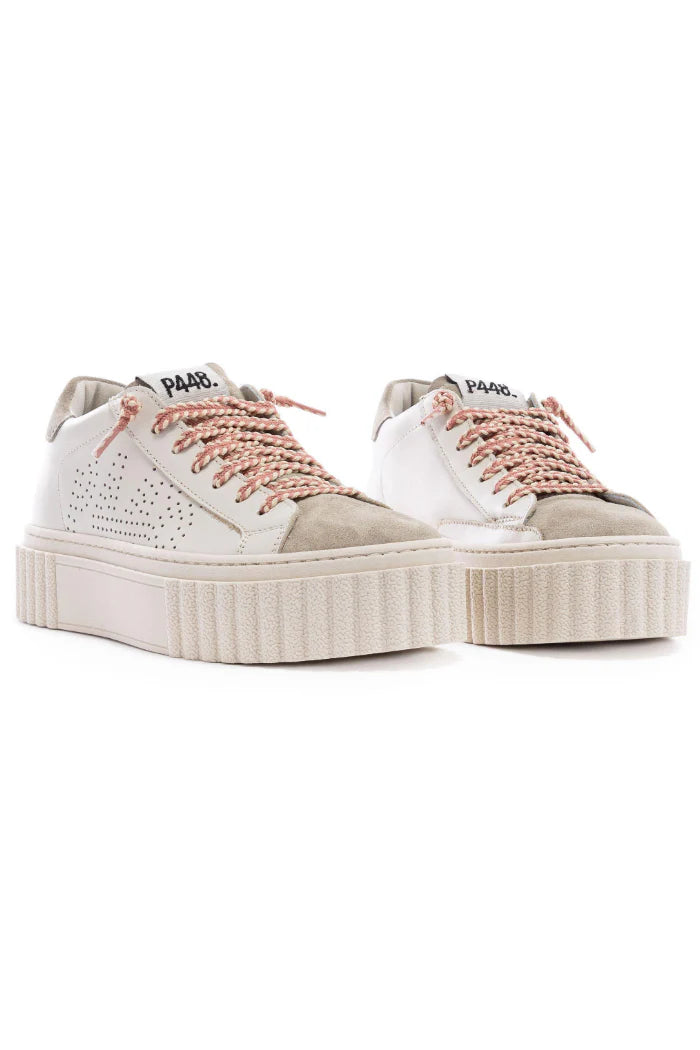 P448 Creeper Platform Sneaker - Flo Beige