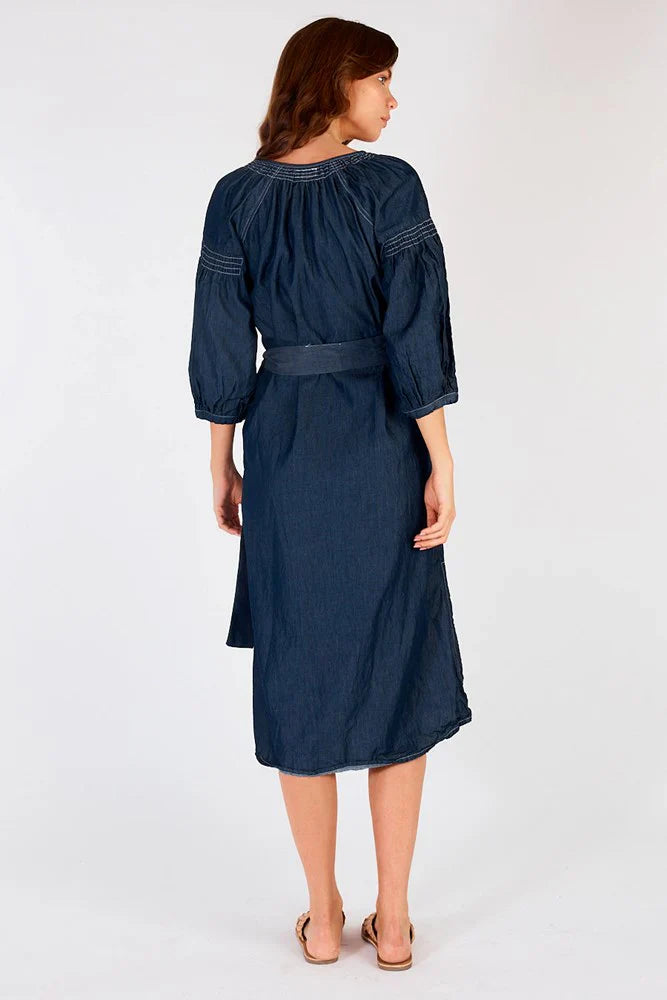 Itami Sakanto Kaftan Dress - Denim
