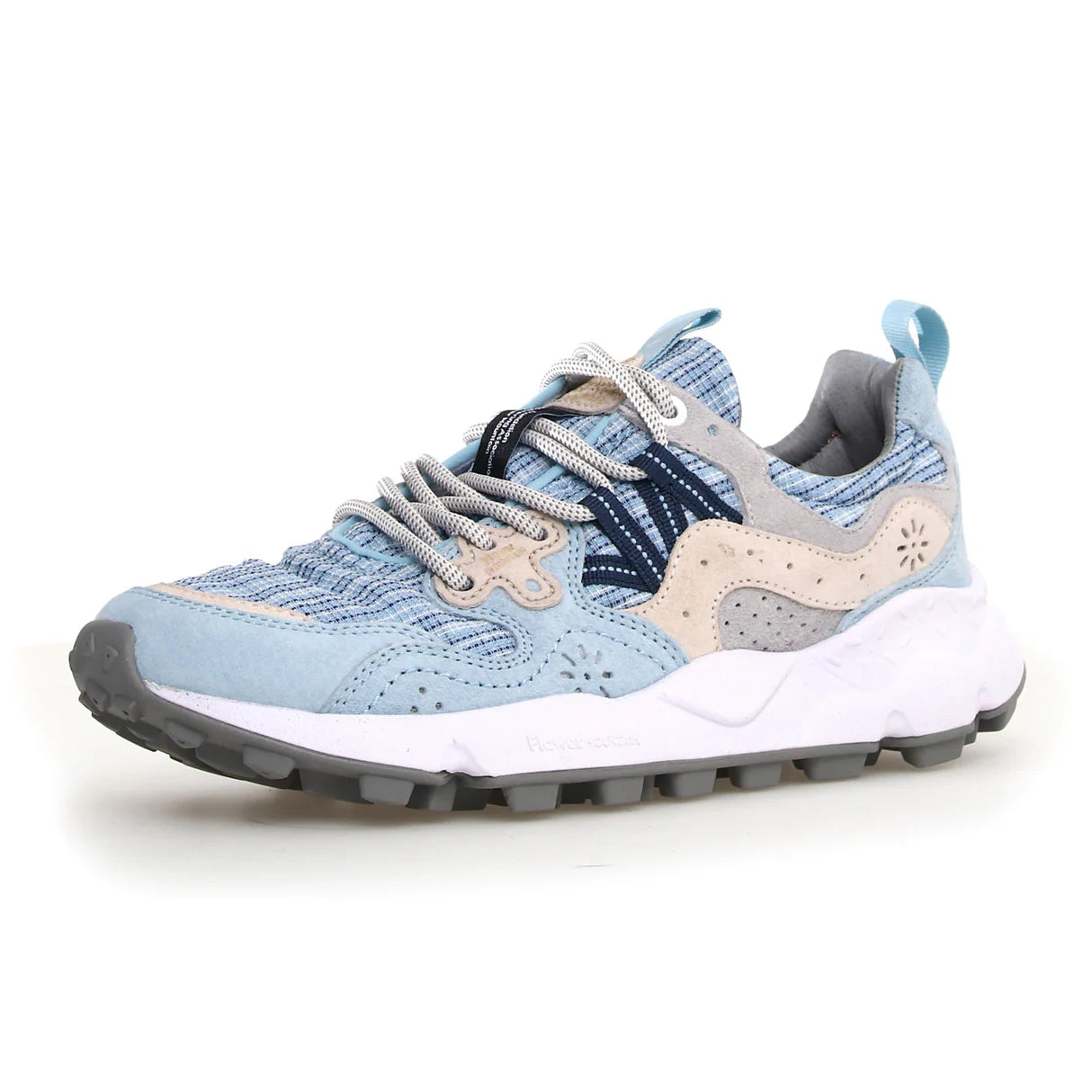 Flower Mountain Yamano 3 Sneaker Checked Grey/Blue