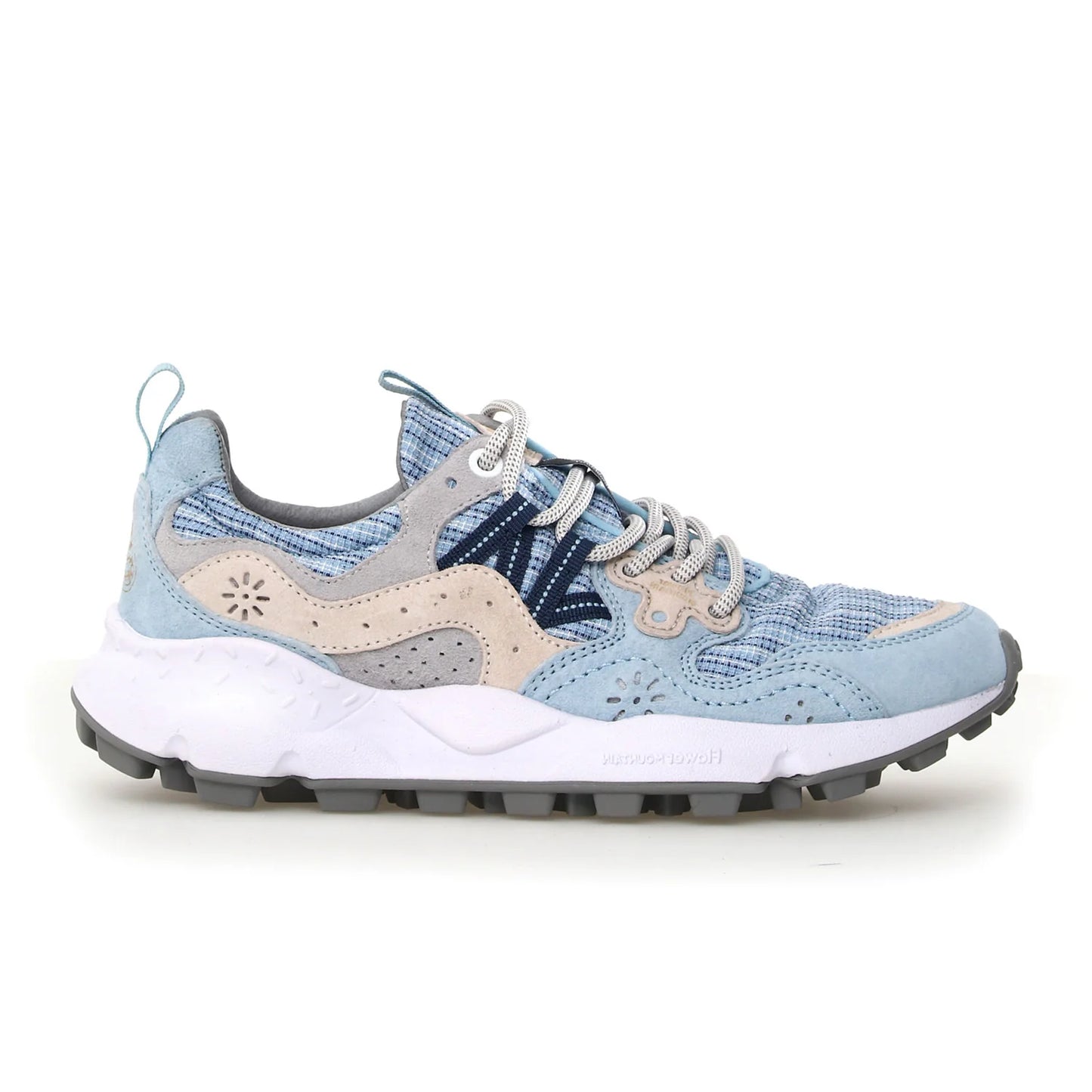 Flower Mountain Yamano 3 Sneaker Checked Grey/Blue
