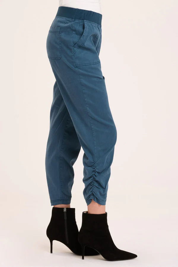 XCVI Lyan Slim Pant-Sea Port