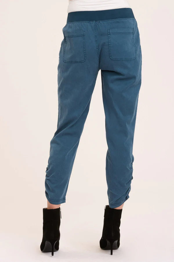 XCVI Lyan Slim Pant-Sea Port