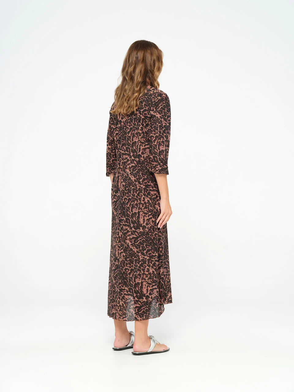 One Season Long Poppy Dress - Bodrum Terracotta