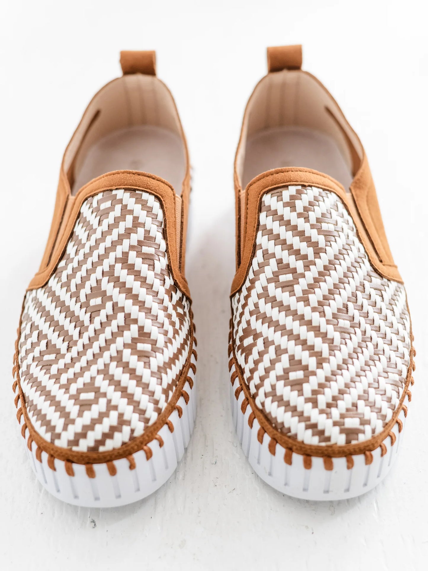 Isle Jacobsen Woven Platform Shoe Cashew