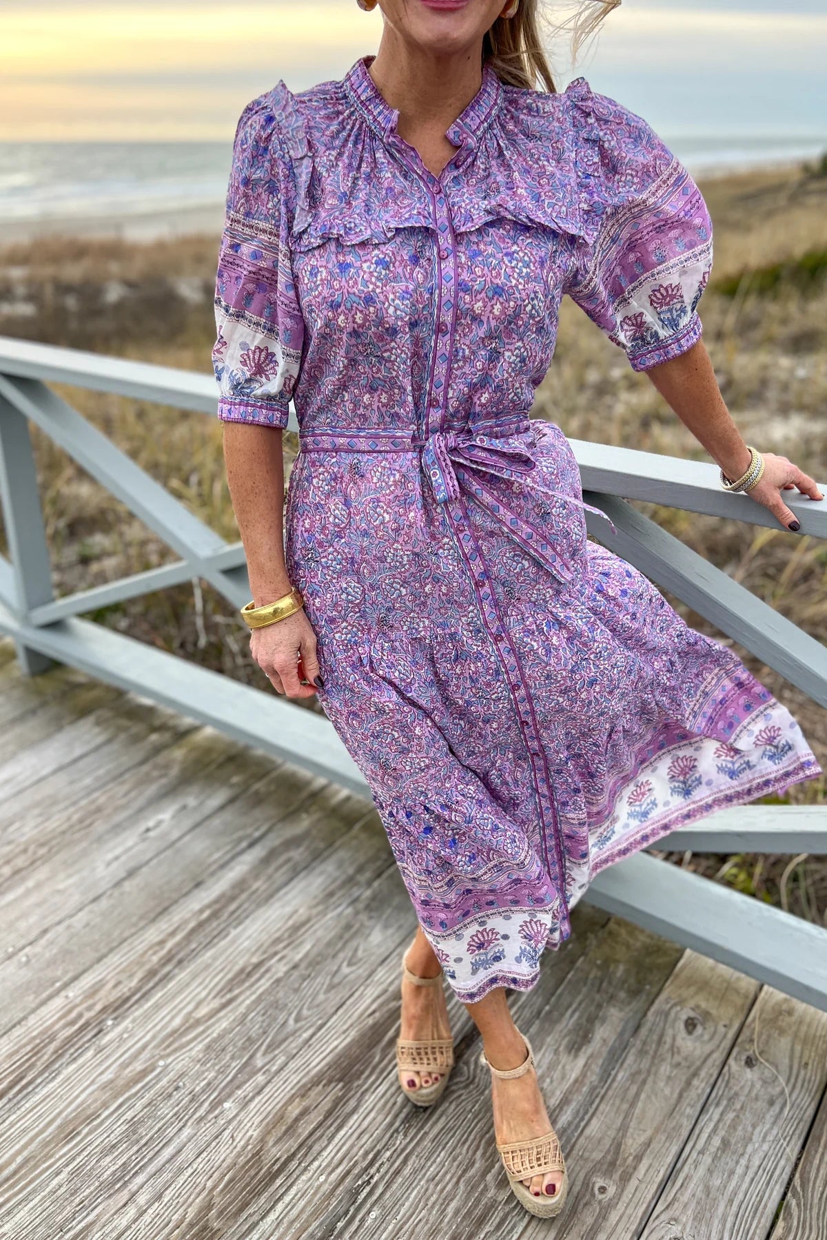 lola australia maxi dress STELLA COTTON MAXI SAINT DRESS