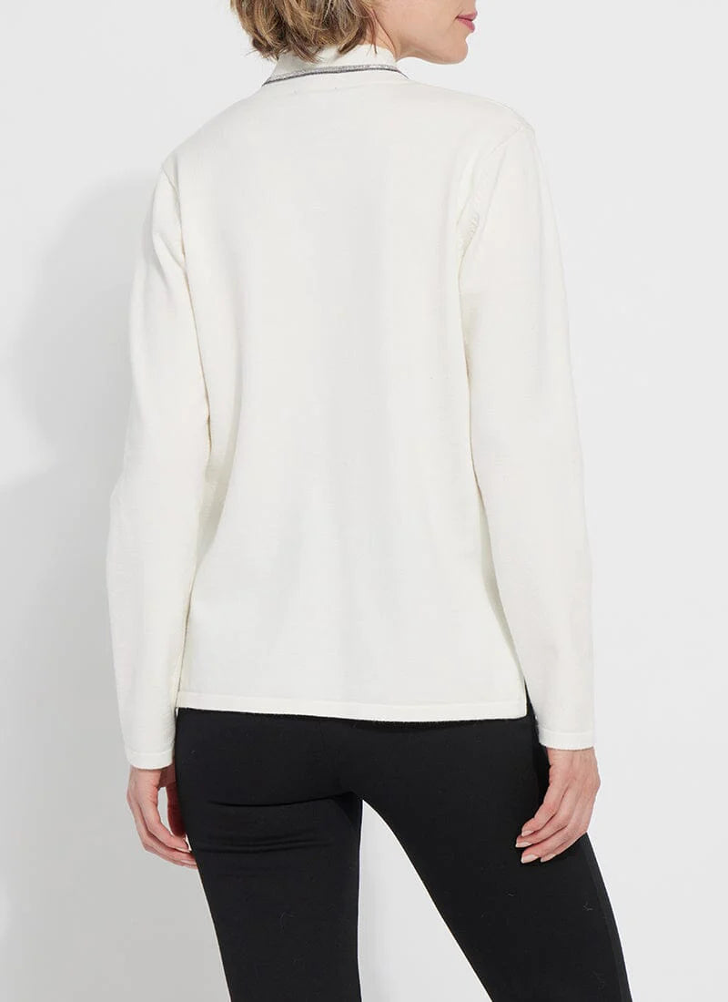 Lysse Noelle Embellished Sweater-Snow White