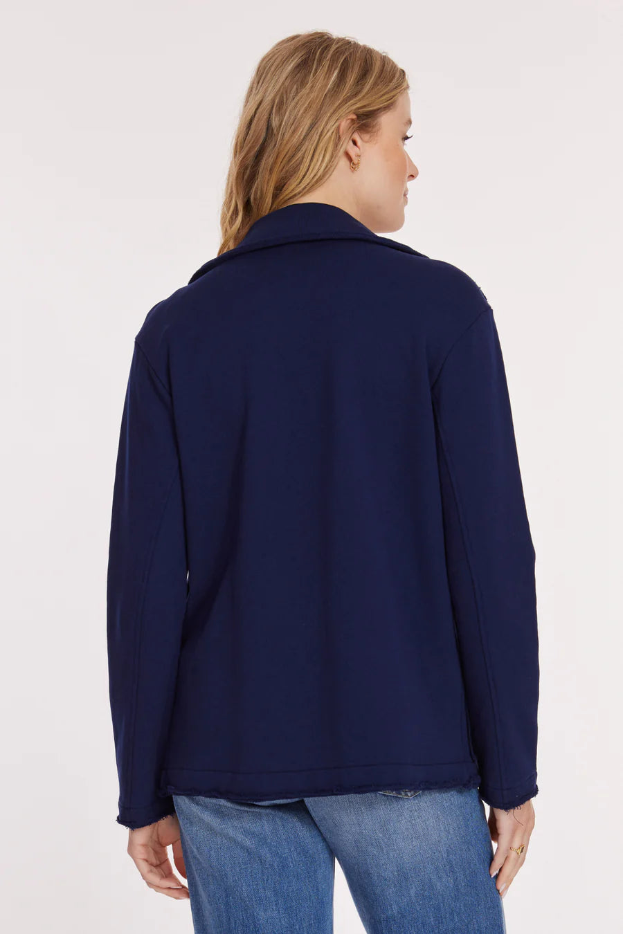 Mododoc Double Breasted Jacket Vibrant Navy