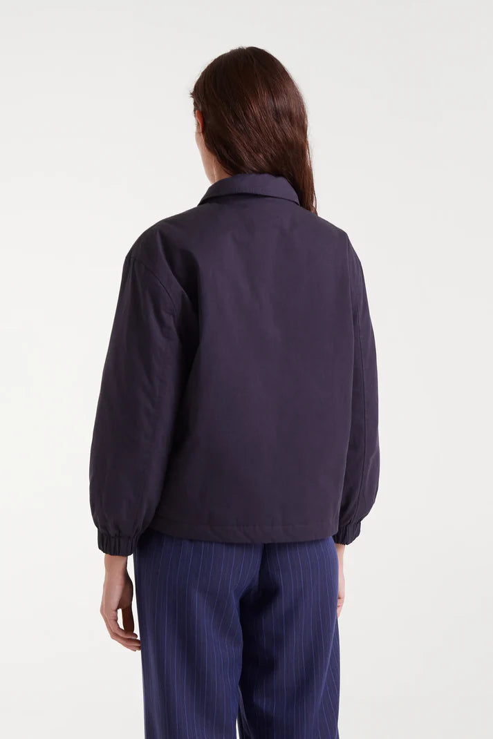 Compania Fantastica Ruffle Jacket - Navy