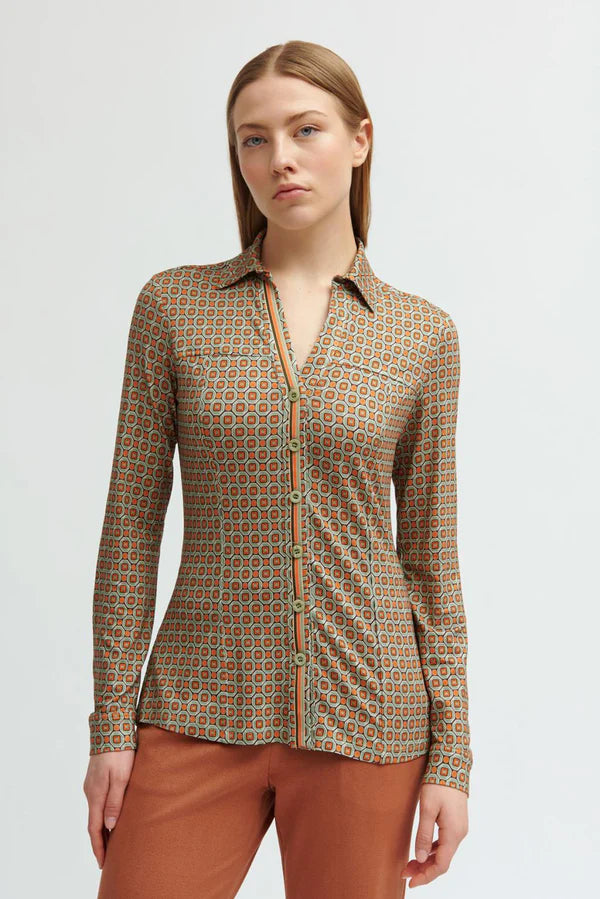 Tinta & Bariloche Nerea Green Shirt