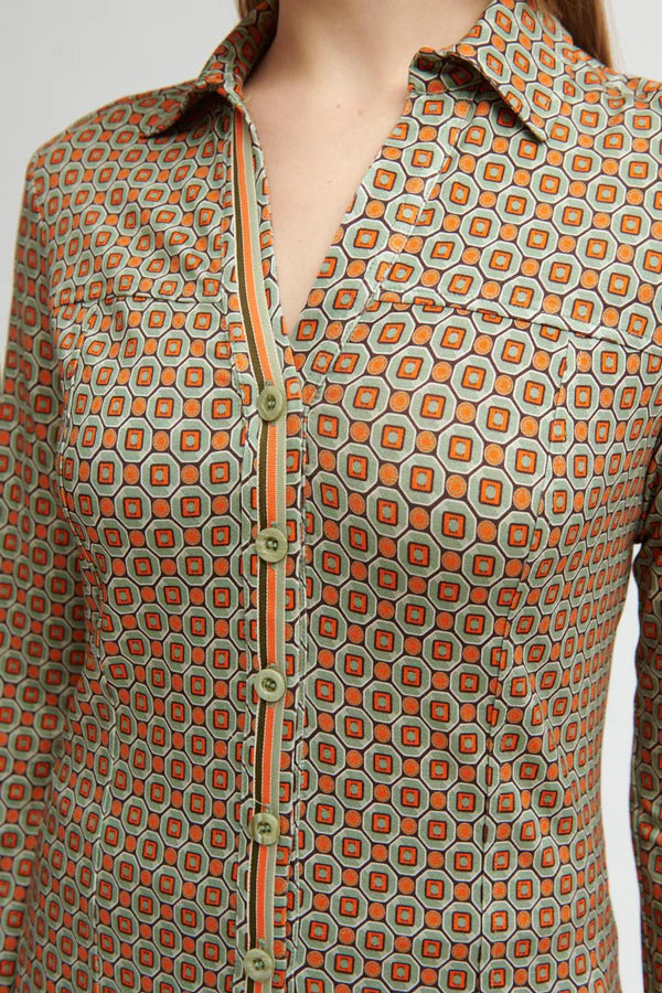 Tinta & Bariloche Nerea Green Shirt
