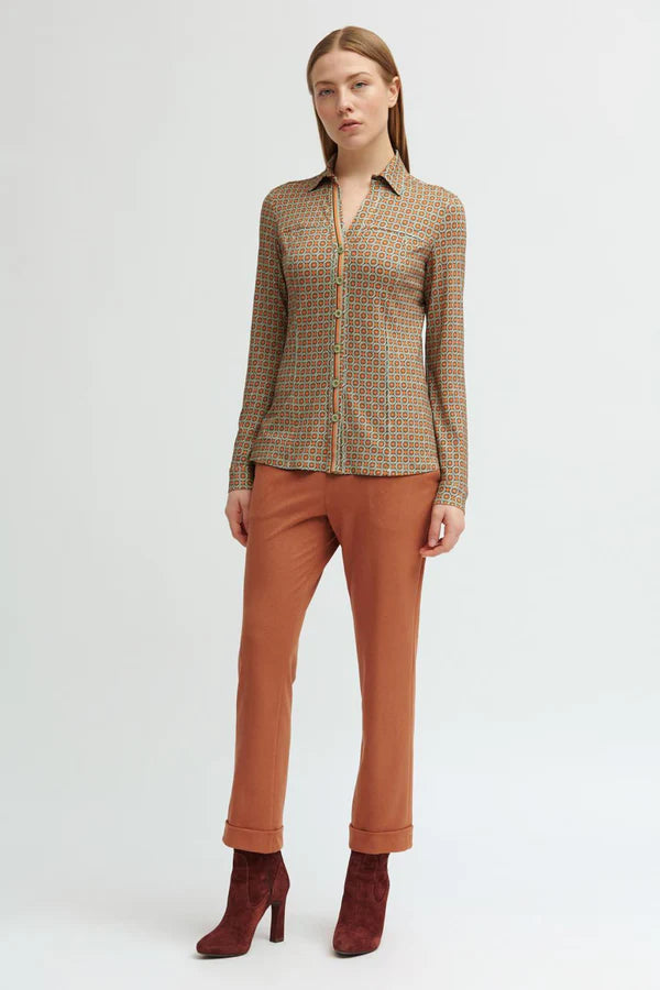 Tinta & Bariloche Nerea Green Shirt