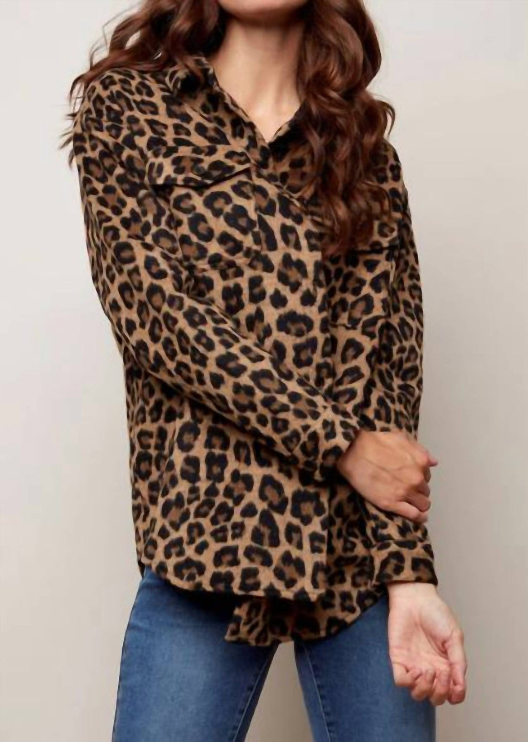 Charlie B Leopard Shacket