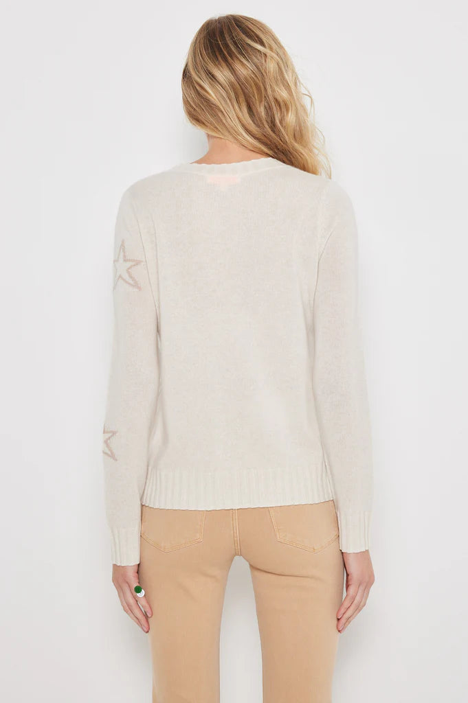 Lisa Todd Star Dust Sweater Iced Puff