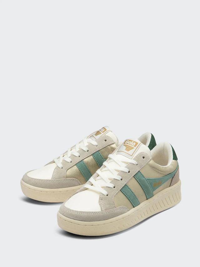 Gola Superslam Blaze Sneaker Gold/Green Mist/Evergreen