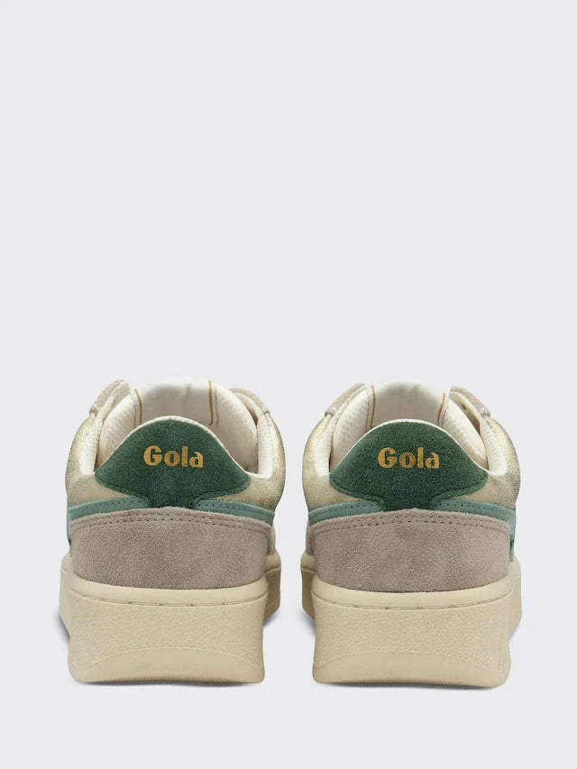 Gola Superslam Blaze Sneaker Gold/Green Mist/Evergreen