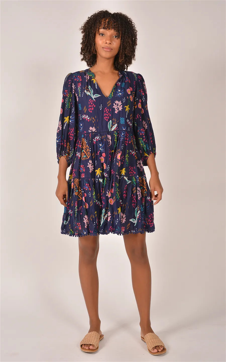 Rubyyaya Barsi Dress - Navy