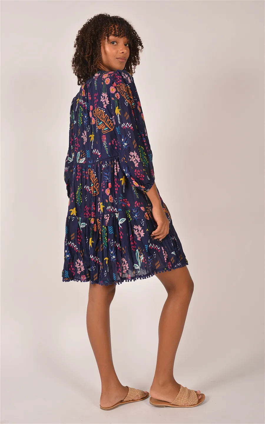 Rubyyaya Barsi Dress - Navy