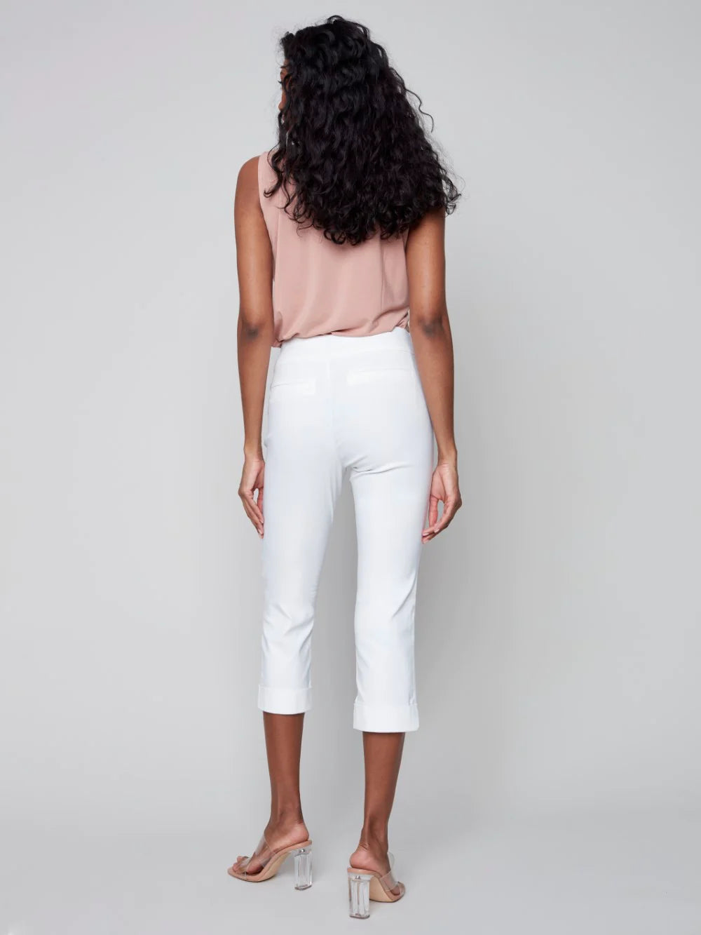 Charlie B Stretch Pull-On Capri Pant