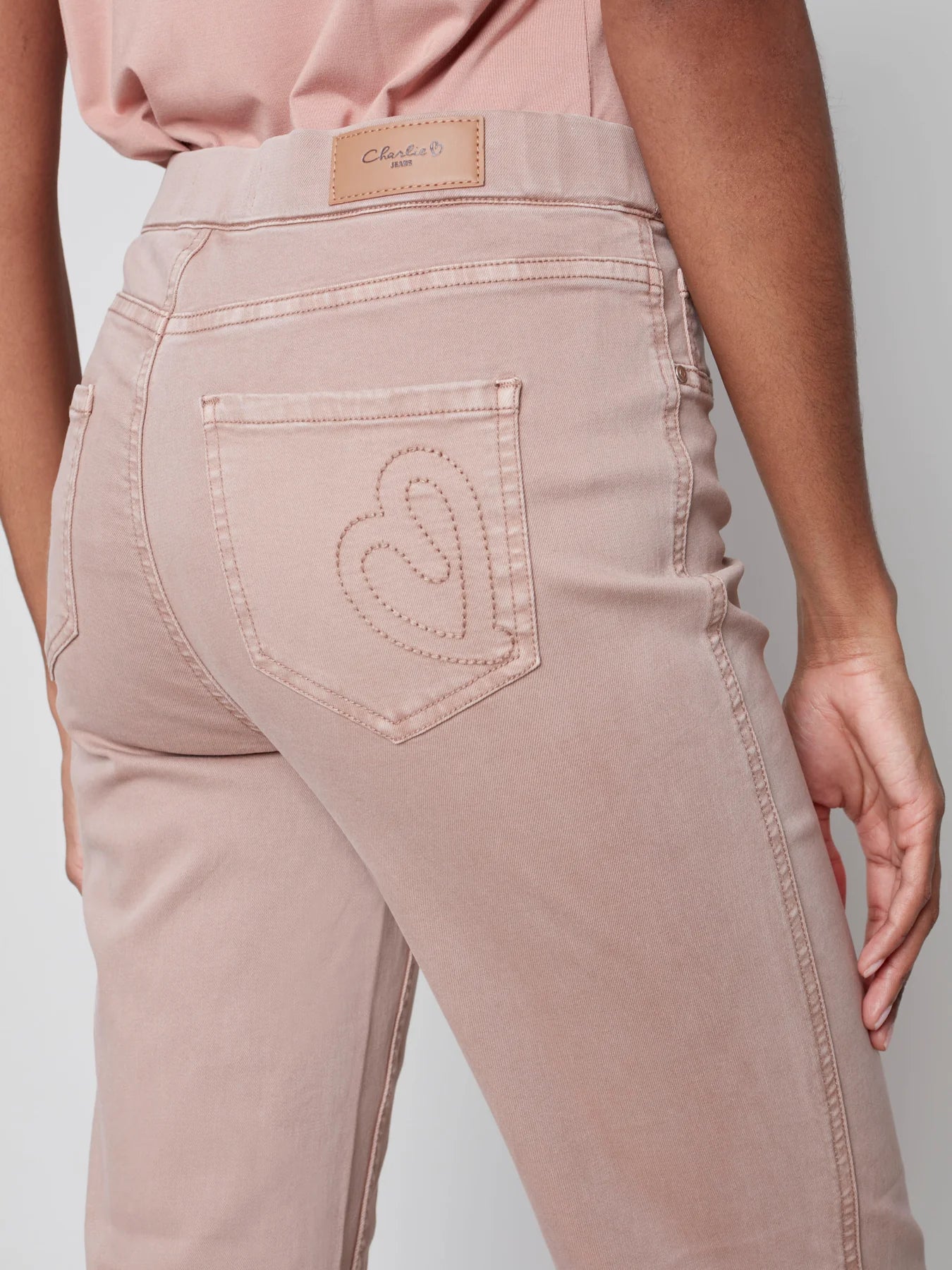 Charlie B Pull On Twill Pants