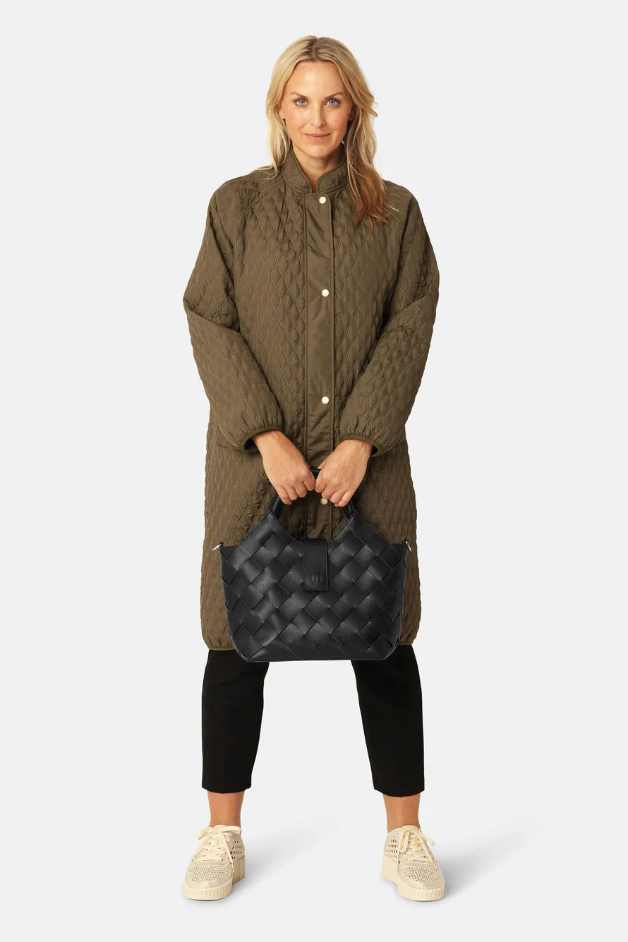 Ilse Jacobsen Braided Handbag - Black