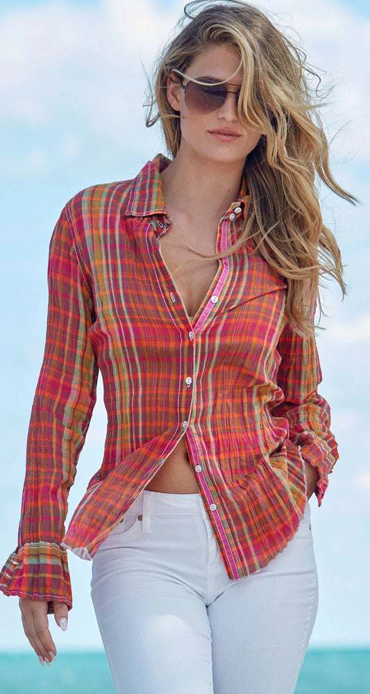 Cino Citrus Madras Plaid
