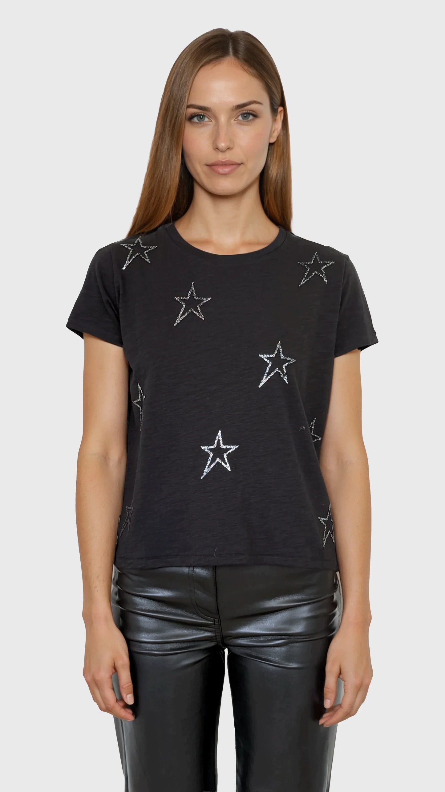 CHRLDR Shining Star T-SHIRT - Perfect Tee Black