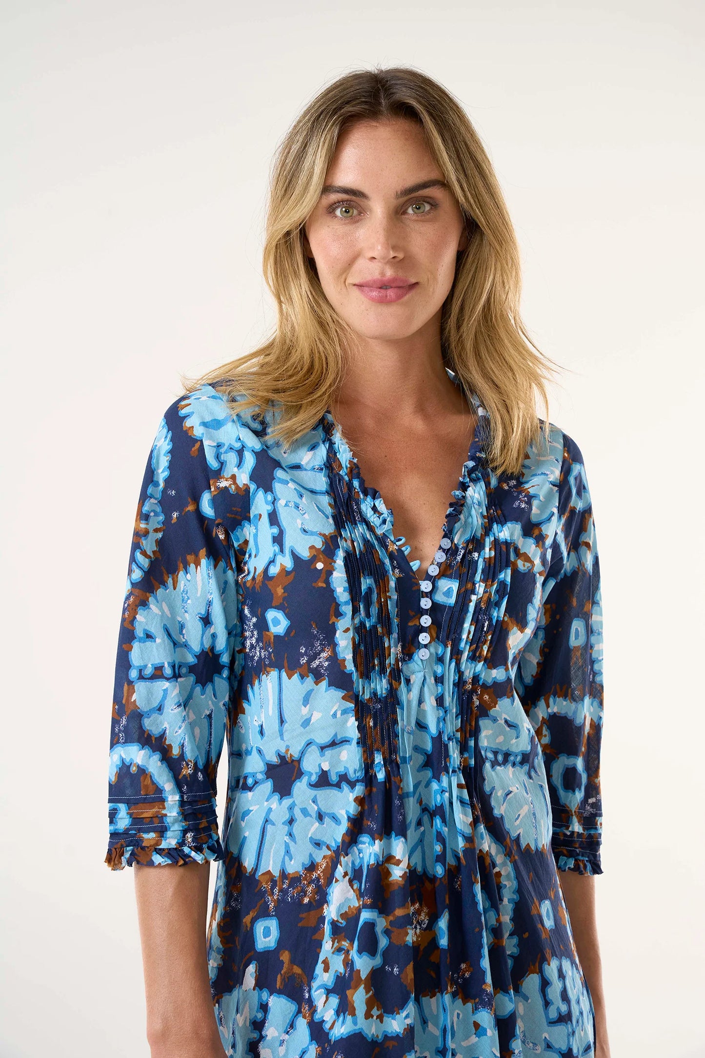 One Season Long Poppy Camogli Dress Navy