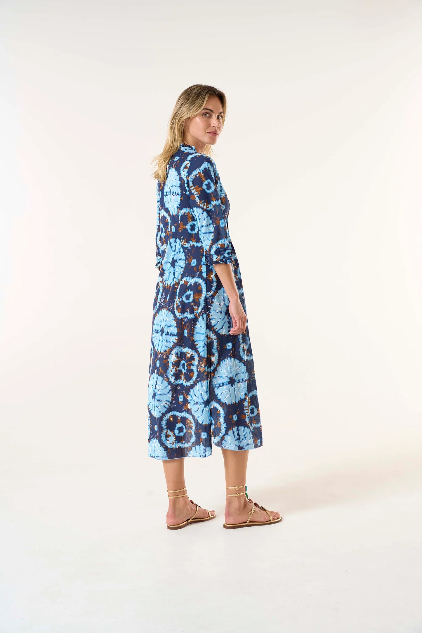 One Season Long Poppy Camogli Dress Navy