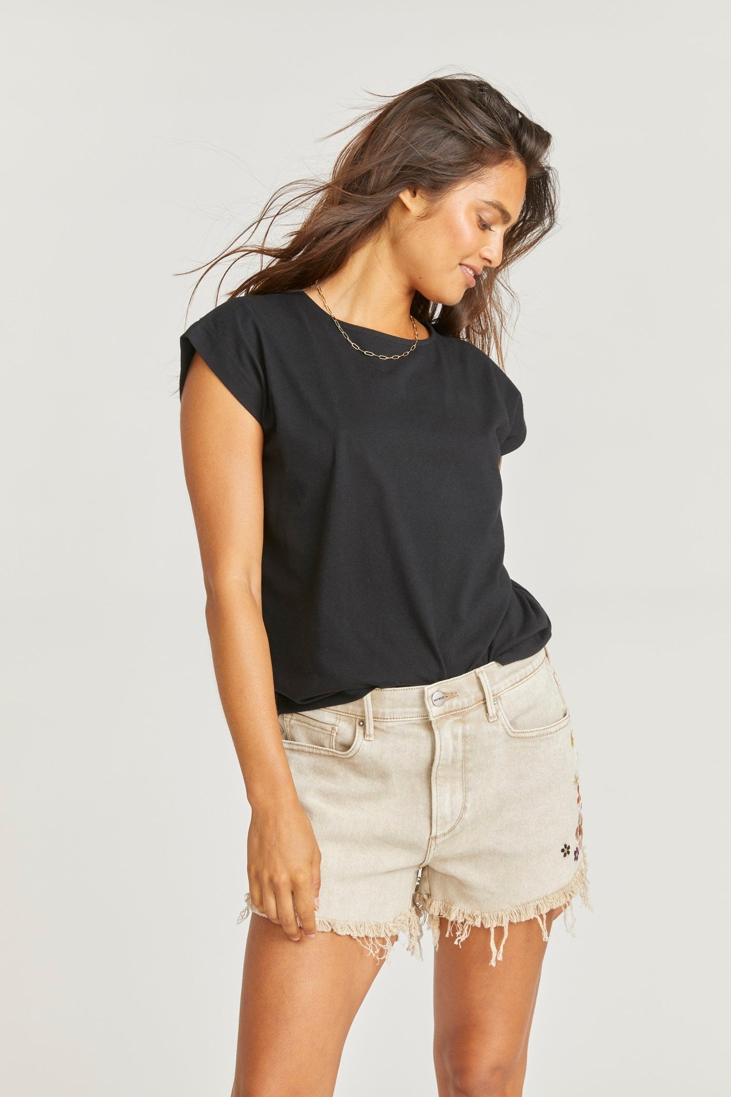 Driftwood Jeans Goldie Short - Taupe Boogie Nights