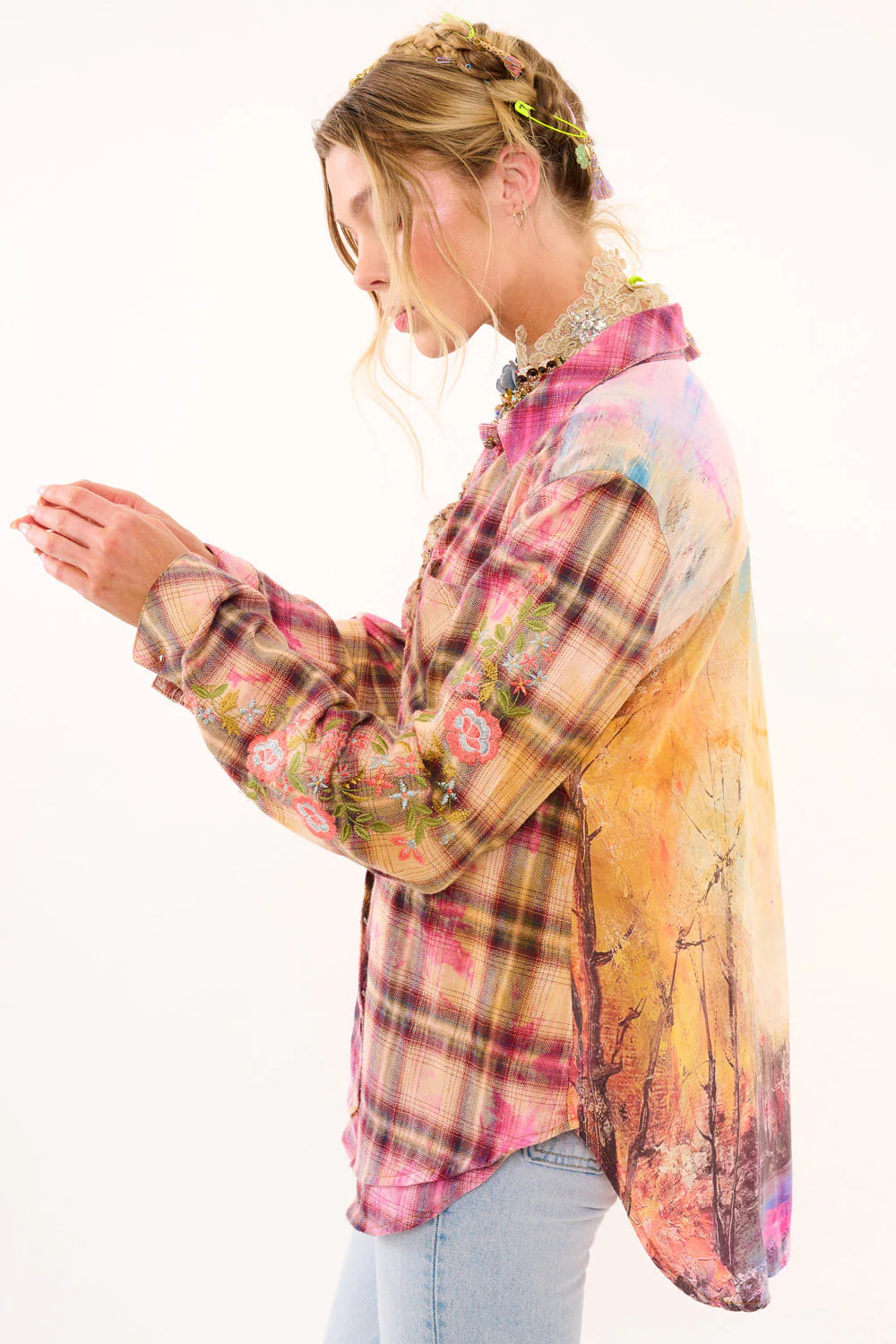 Aratta Plaid Nature Shirt Rustic