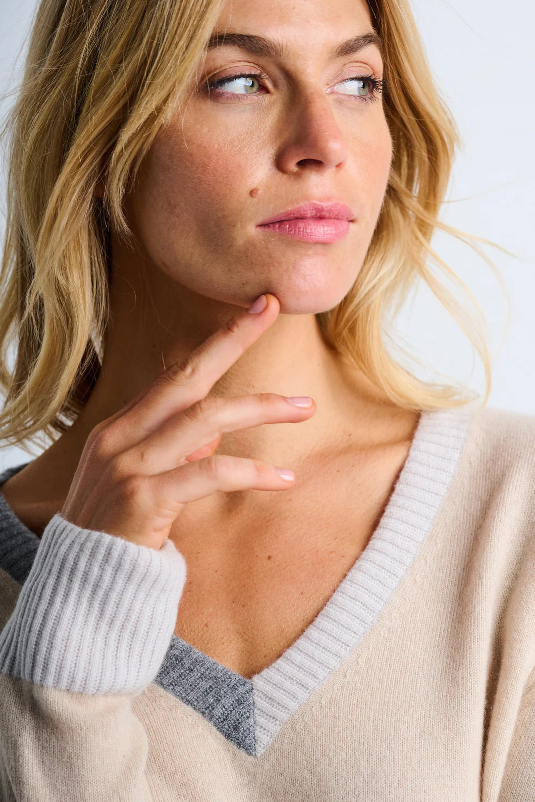 Lisa Todd Color Wheel Sweater Latte Carmel