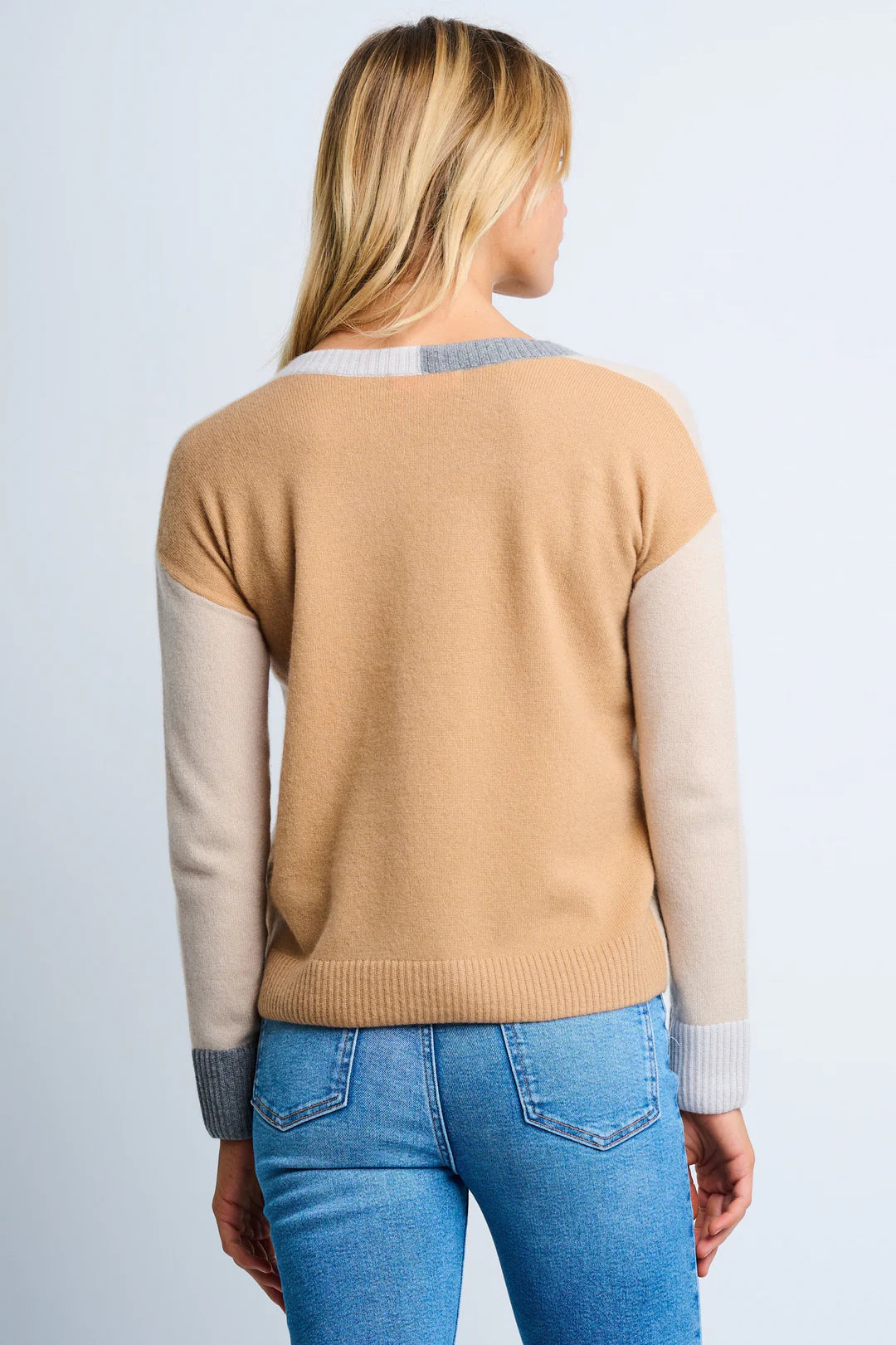 Lisa Todd Color Wheel Sweater Latte Carmel