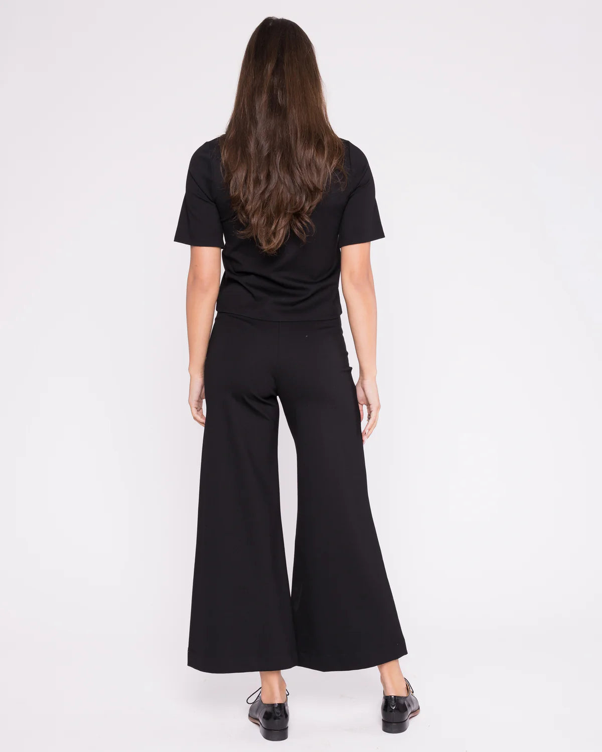 Ripley Rader Ponte Knit Wide Leg Pant Cropped