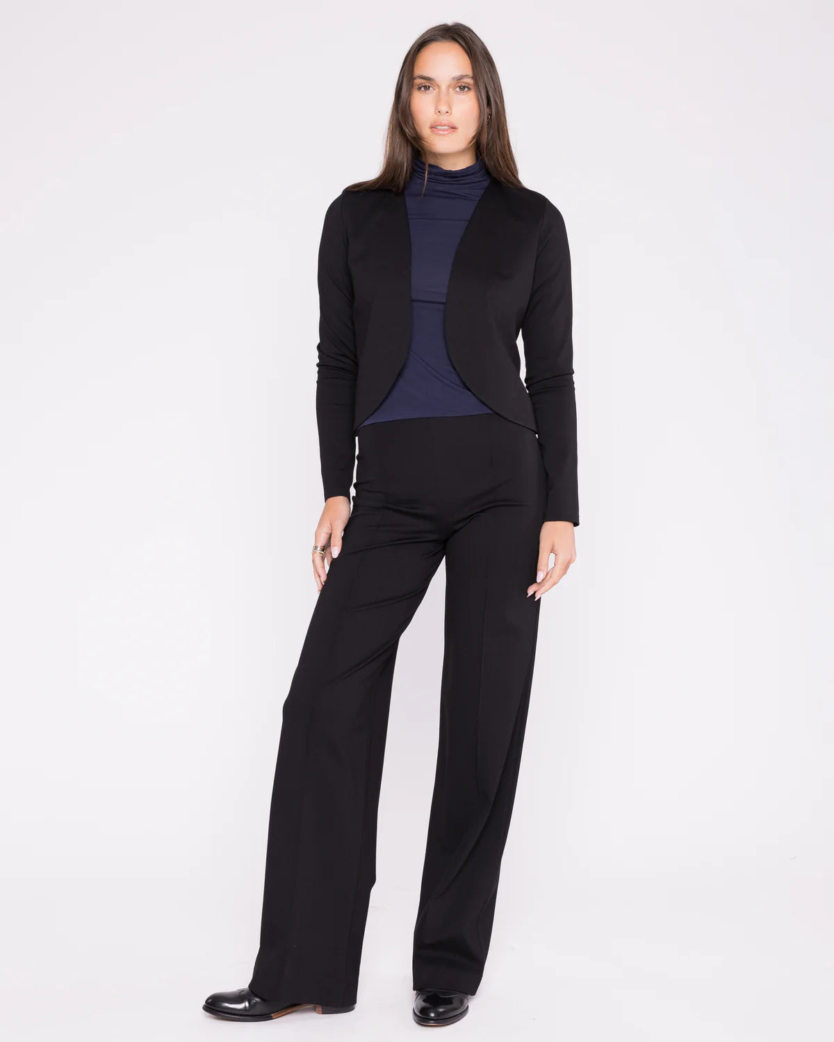Ripley Rader Ponte Knit Straight Leg Pant - Black