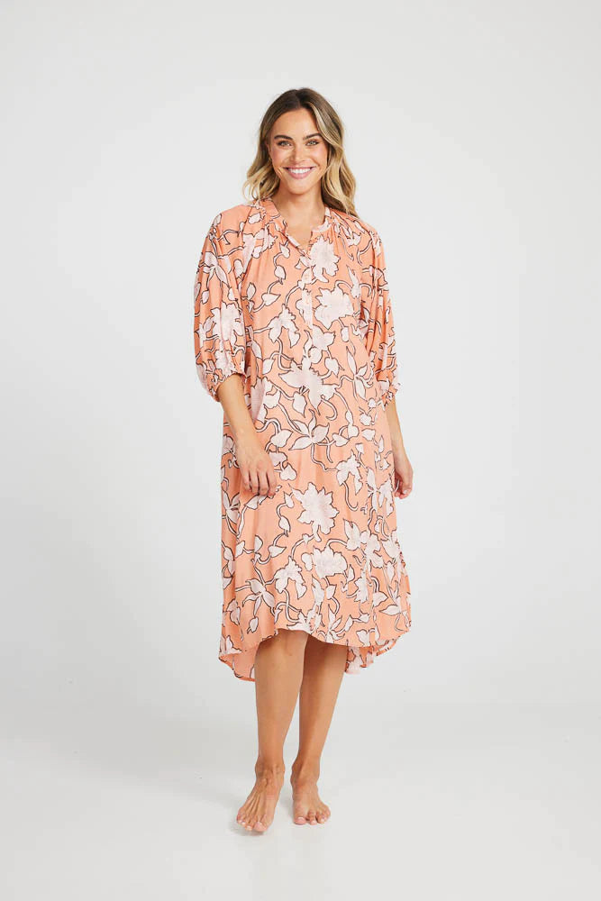 Holiday Cabana Dress-Rainforest
