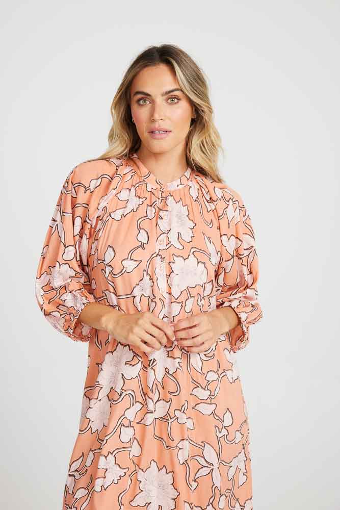 Holiday Cabana Dress-Rainforest