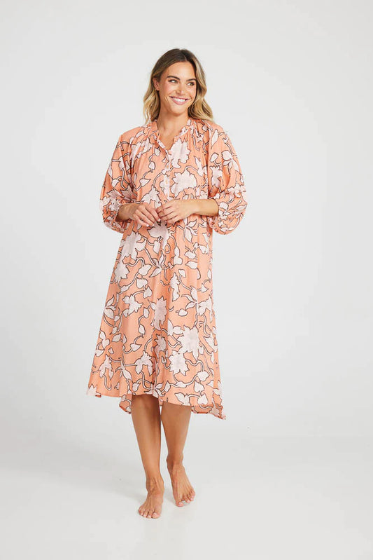 Holiday Cabana Dress-Rainforest