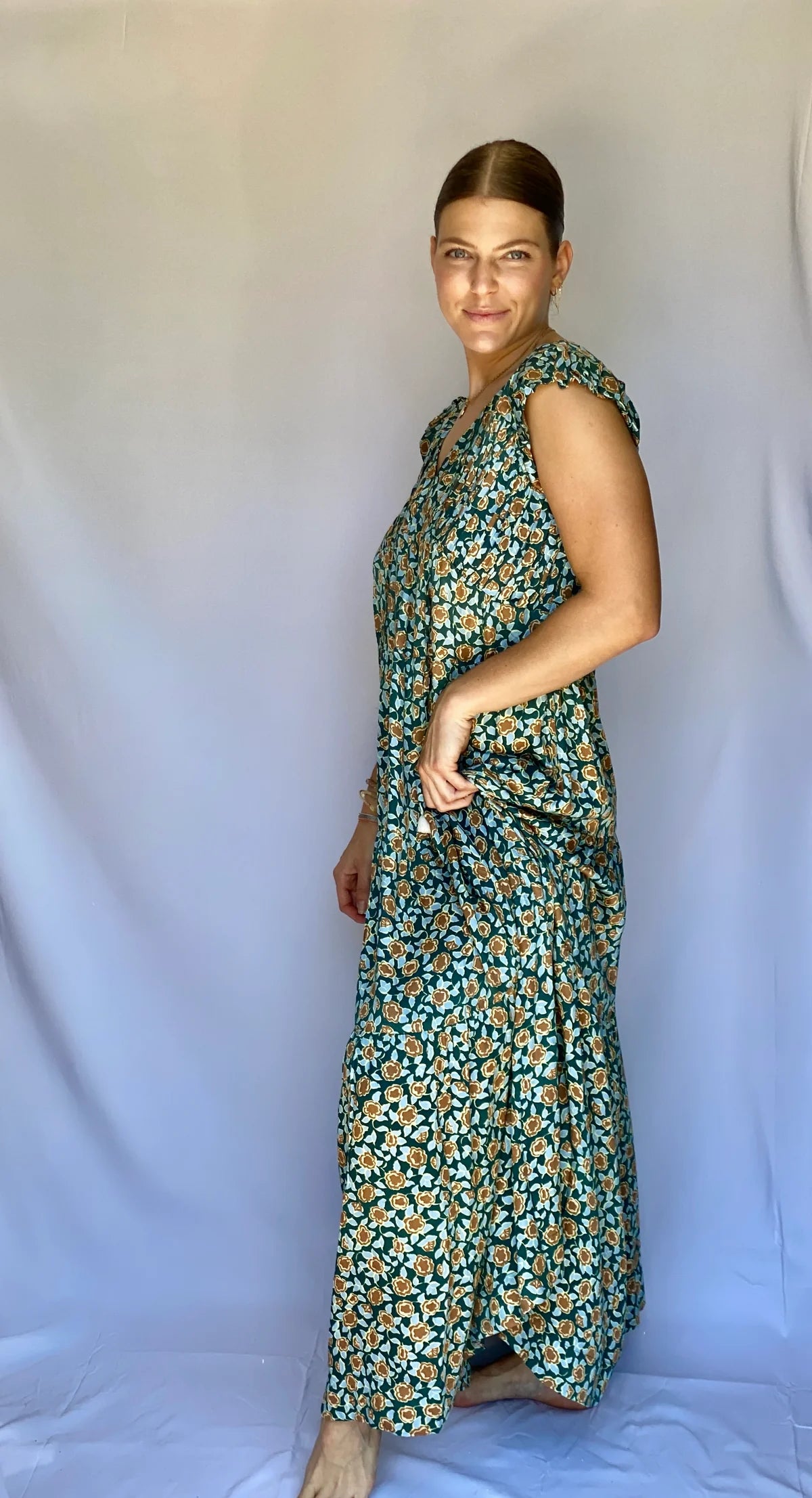 Omika Jacqueline Maxi Dress Felice Fern