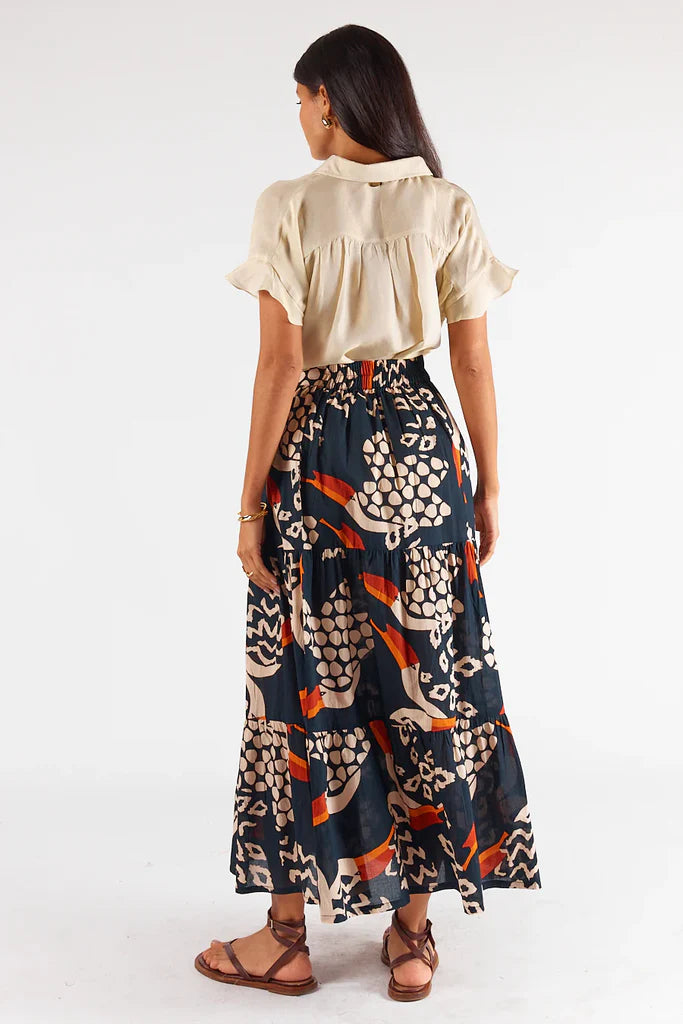 Rubyyaya Toucan Maxi Skirt Multi