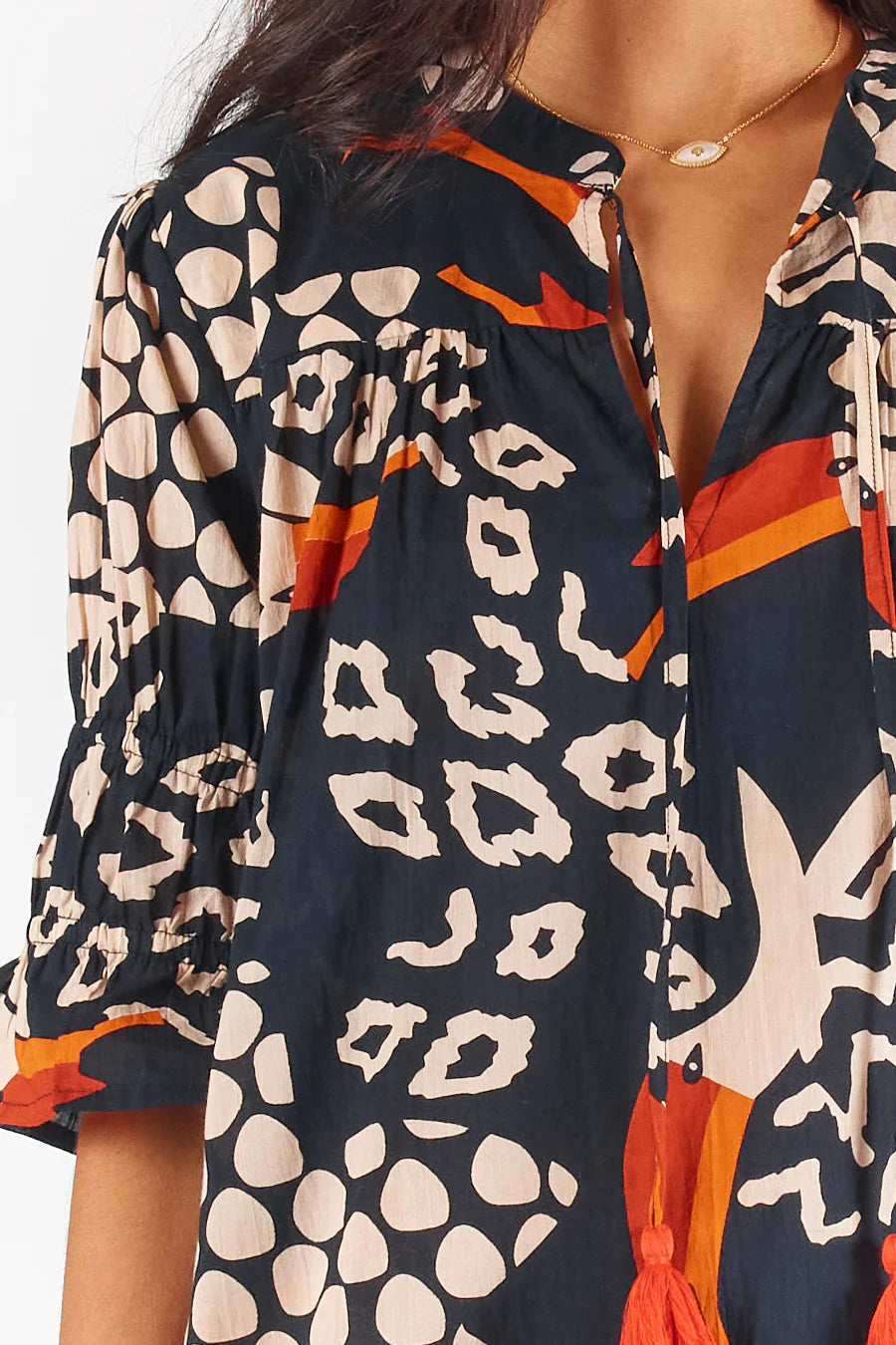 Rubyyaya Toucan Dress Multi