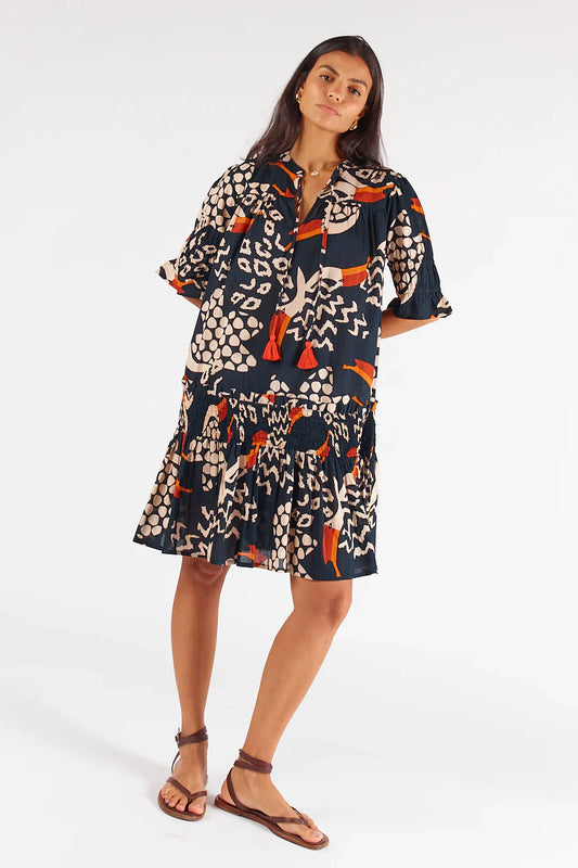 Rubyyaya Toucan Dress Multi