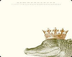 Alexa Pulitzer King Gator Mousepad Notepad