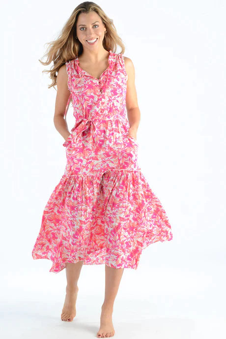 Walker & Wade Alexis Dress / Fuchsia
